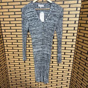 Willow Gray Marled Knit Dress Size Medium